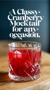 Cranberry Mocktail 