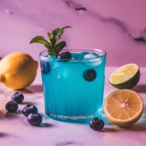 Blue Lagoon Mocktail