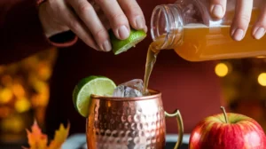 apple cider mule mocktail